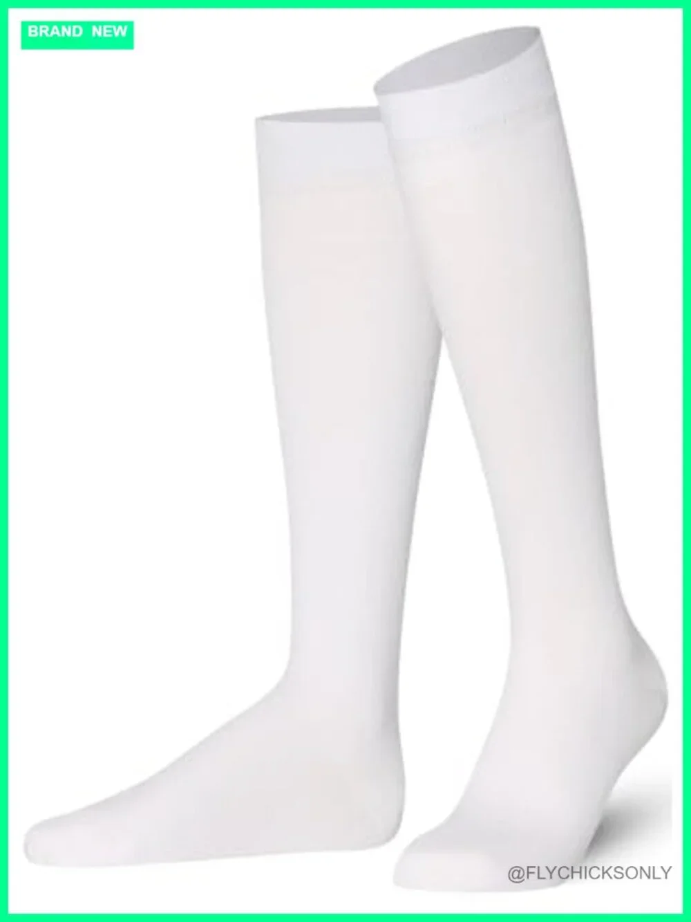 Knee High Socks Combed Cotton Seamless Toe Tall Long Socks
